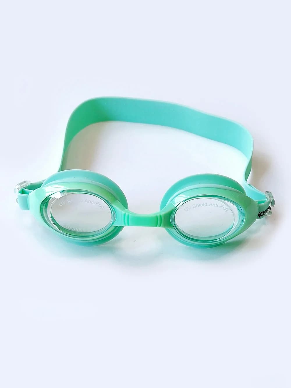 عینک شنا بچه گانه دخترانه و پسرانه اسپیدو ( Speedo ) سبز رنگ با ۳ پل بینی — تصویر ۲