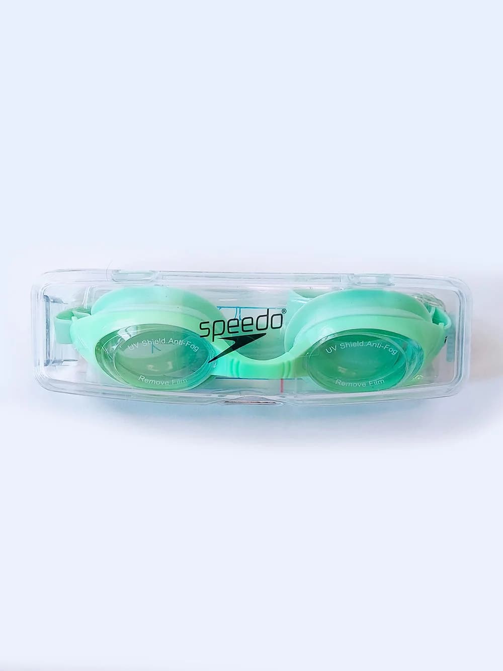 عینک شنا بچه گانه دخترانه و پسرانه اسپیدو ( Speedo ) سبز رنگ با ۳ پل بینی — تصویر ۸