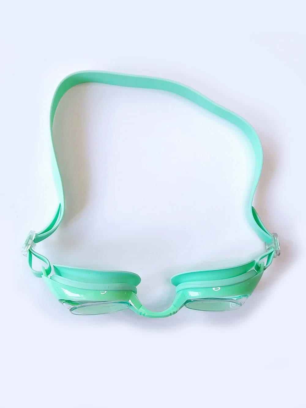 عینک شنا بچه گانه دخترانه و پسرانه اسپیدو ( Speedo ) سبز رنگ با ۳ پل بینی — تصویر ۳