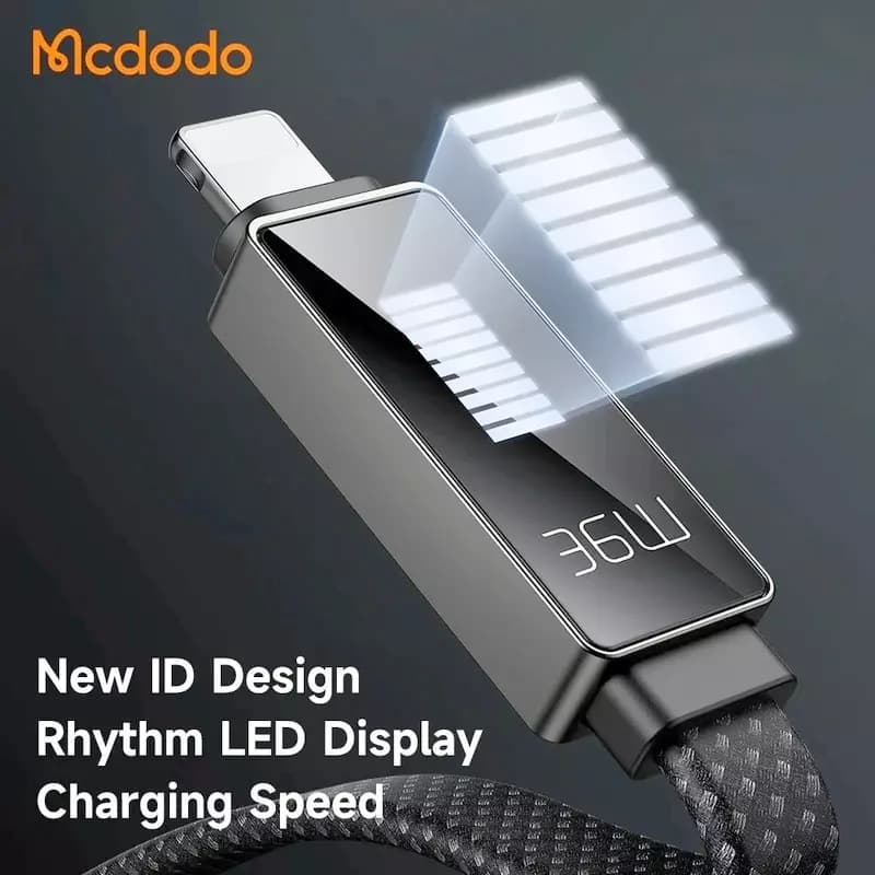 کابل تبدیل USB-C به لایتنینگ مک دودو مدل CA-496 طول 1.2 متر — تصویر ۳