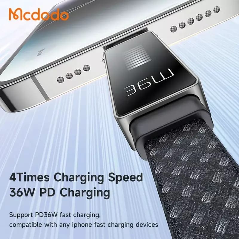 کابل تبدیل USB-C به لایتنینگ مک دودو مدل CA-496 طول 1.2 متر — تصویر ۴
