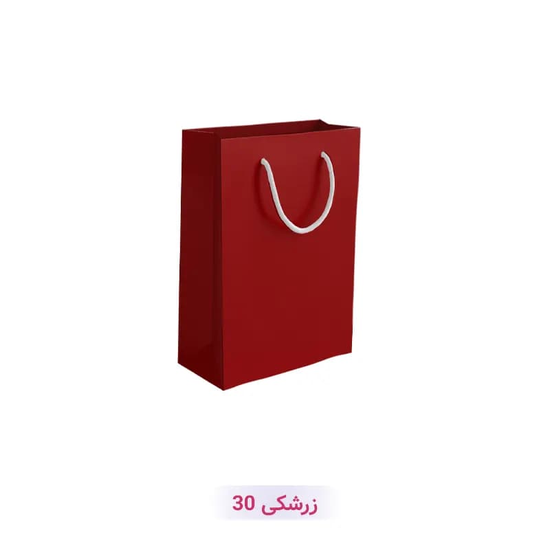 پاکت کادو با طرح ساده تک رنگ زرشکی (سری 30)
