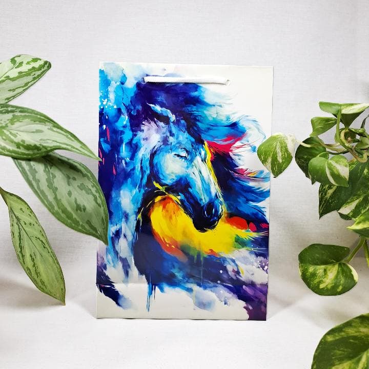 پاکت کادو با طرح آبرنگی سفید (سری 30) — تصویر ۳