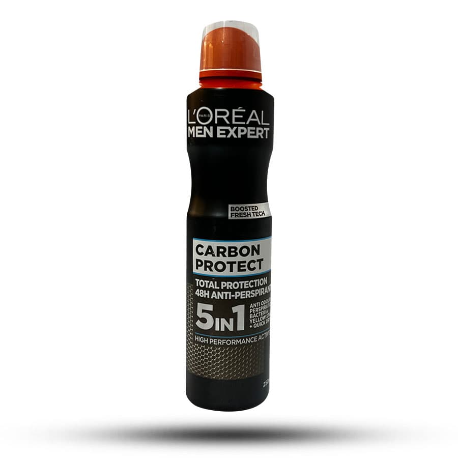 اسپری ضد تعریق مردانه لورال مدل Carbon Protect حجم 150 میل