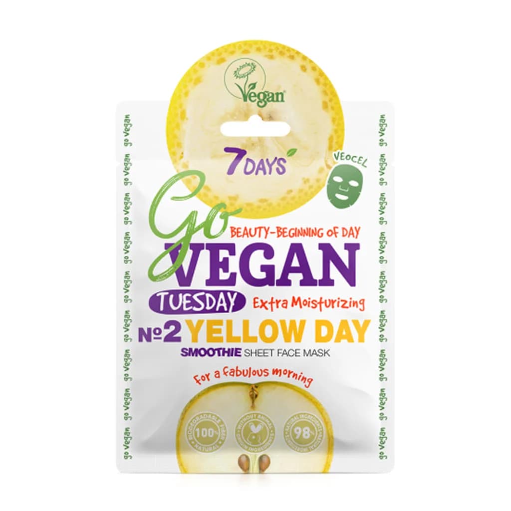 ماسک ورقی سون دی آبرسان قوی مدل Yellow Day Go Vegan — تصویر ۲
