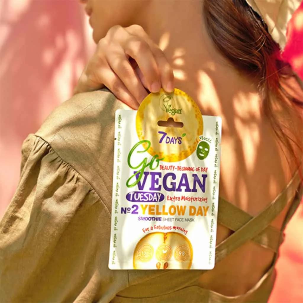 ماسک ورقی سون دی آبرسان قوی مدل Yellow Day Go Vegan — تصویر ۶