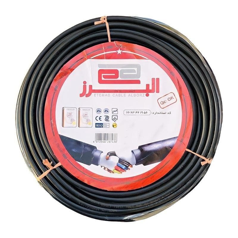 کابل برق 2 در 6 اعتماد کابل البرز مدل ETM261 تمام مس