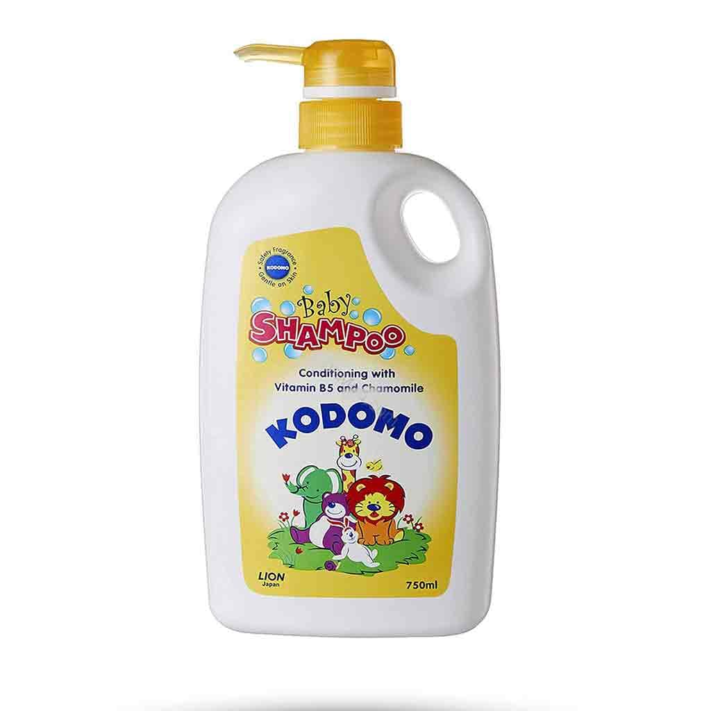 شامپو نرم کننده مو سر کودک کودومو kodomo baby conditioning بدون حساسیت 750 گرم — تصویر ۲