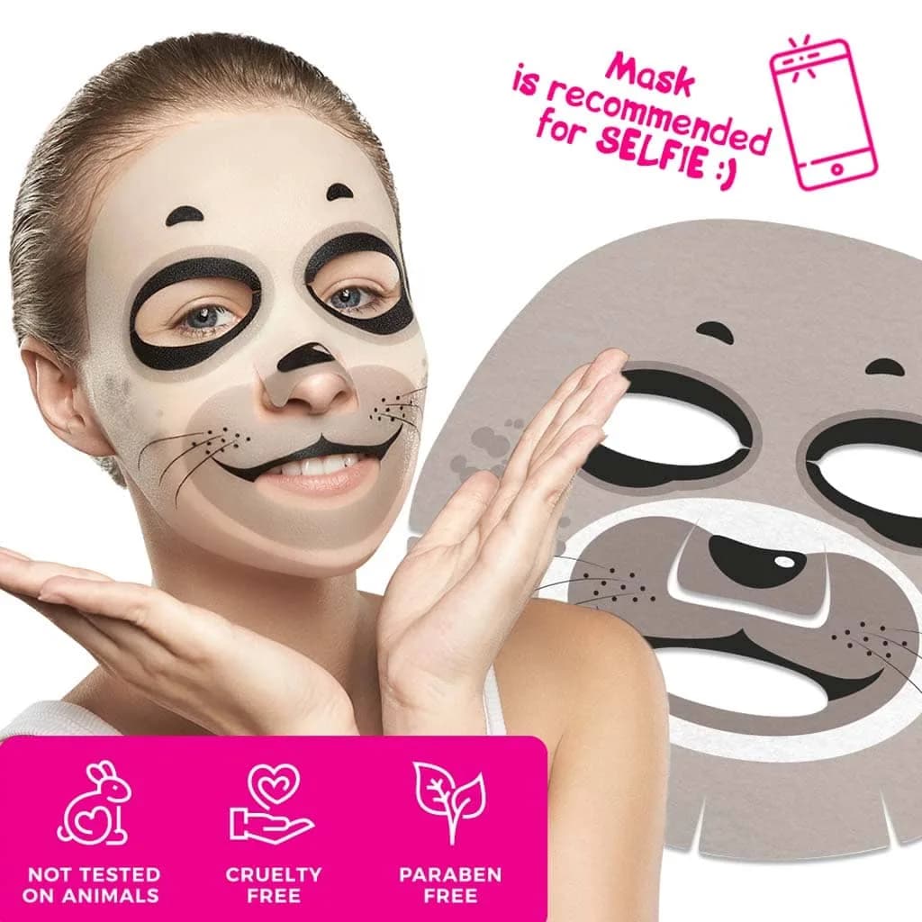 ماسک ورقی سون دی آبرسان و مرطوبکننده پوست 7days happy sea calf face mask — تصویر ۵