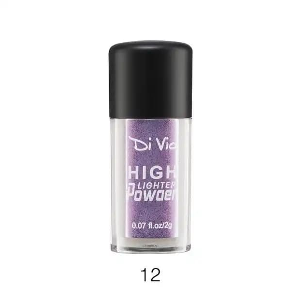 سایه هایلایتر گلیتر دیویو شماره 12 DiVio Highlighter Eyeshadow Powder
