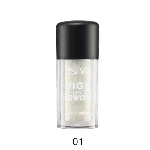 سایه هایلایتر گلیتر دیویو شماره 01 DiVio Highlighter Eyeshadow Powder