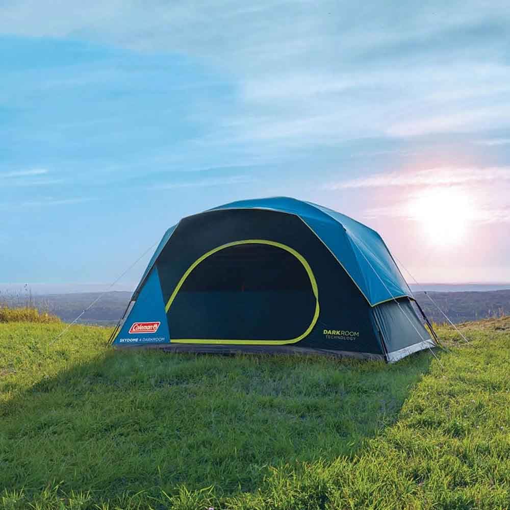 چادر کمپینگ چهار نفره کلمن مدل Skydome Darkroom 4 — تصویر ۸