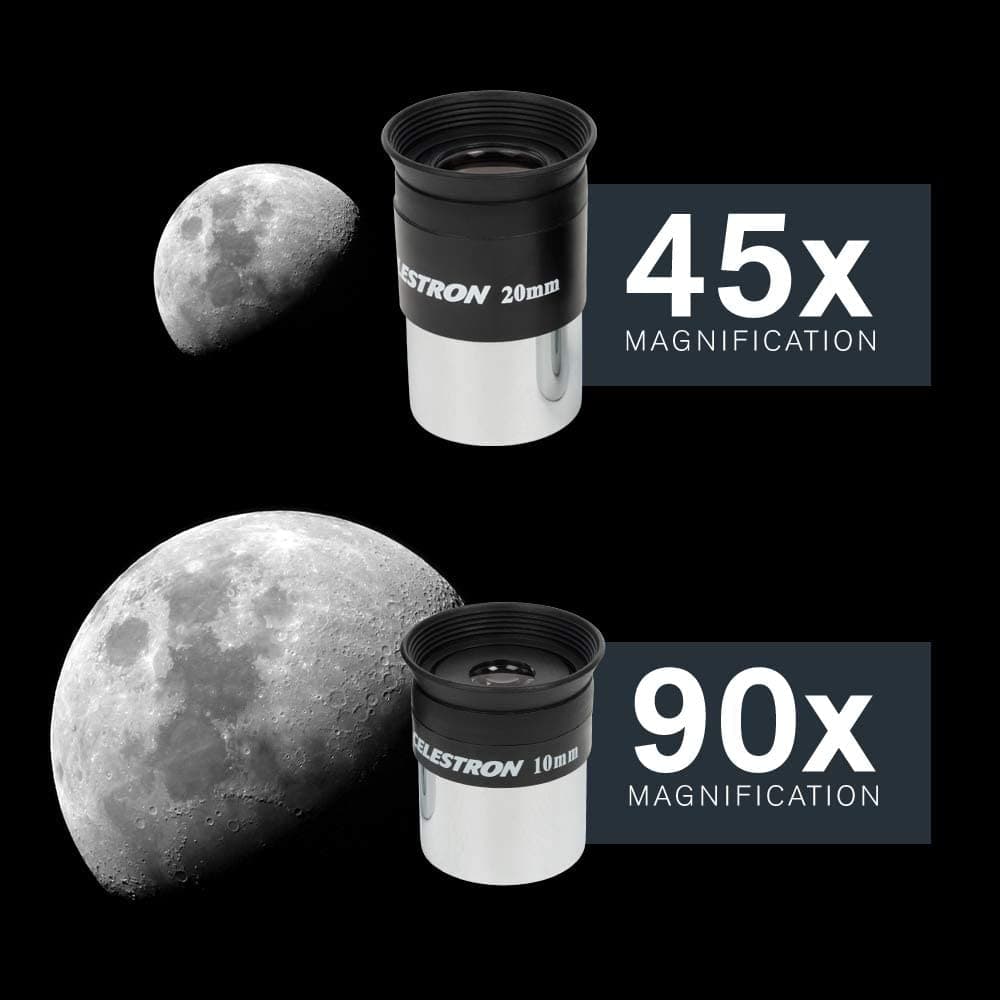 تلسکوپ شکستی سلسترون 70 میلیمتری مدل AstroMaster 70 EQ دست دوم شو رومی — تصویر ۳
