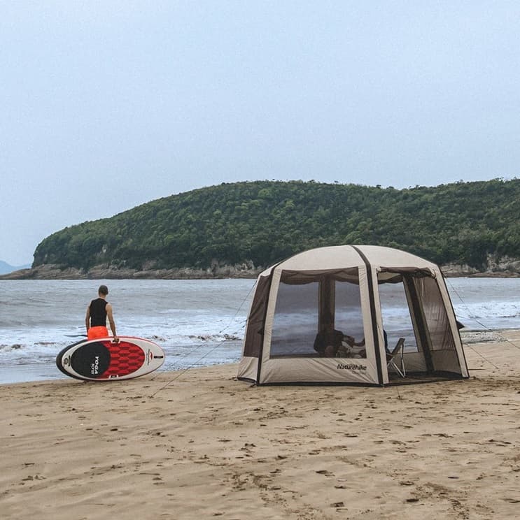 چادر بادی نیچرهایک مدل Hexagonal Inflatable 150D — تصویر ۵