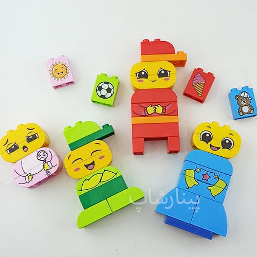 لگو پازلی حالت های چهره face — تصویر ۴
