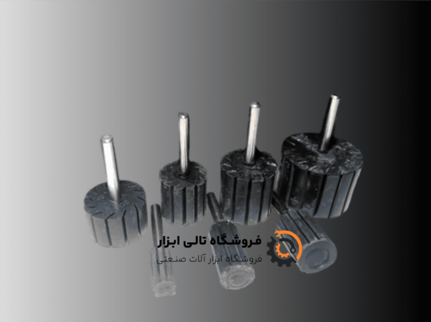 لاستیک سنباده حلقوی قطر: 10 ضخامت: 20 میلی متر