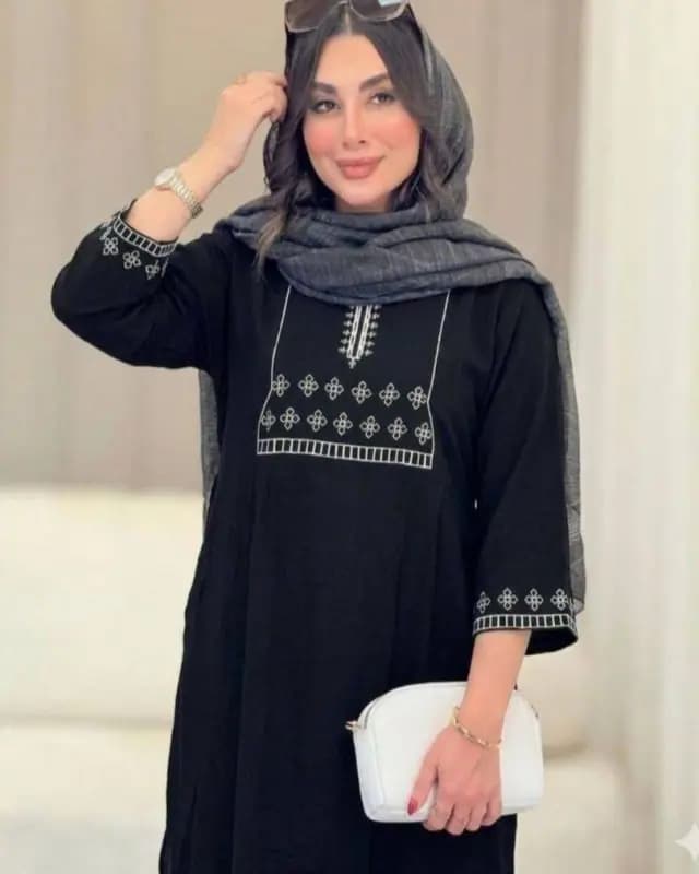 ساحلی زنانه بلند مشکی A 408875