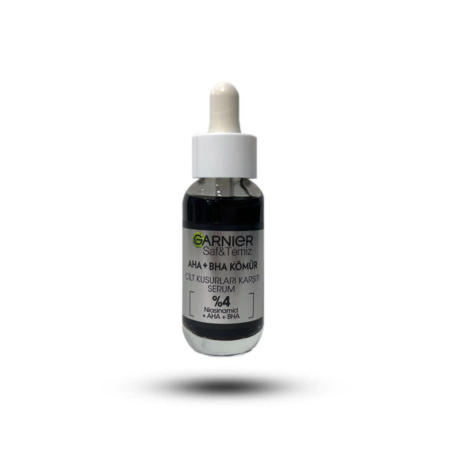 سرم لایه بردار و ضد لک گارنیر مدل AHA + BHA مناسب پوست چرب و جوش دار 30 میل