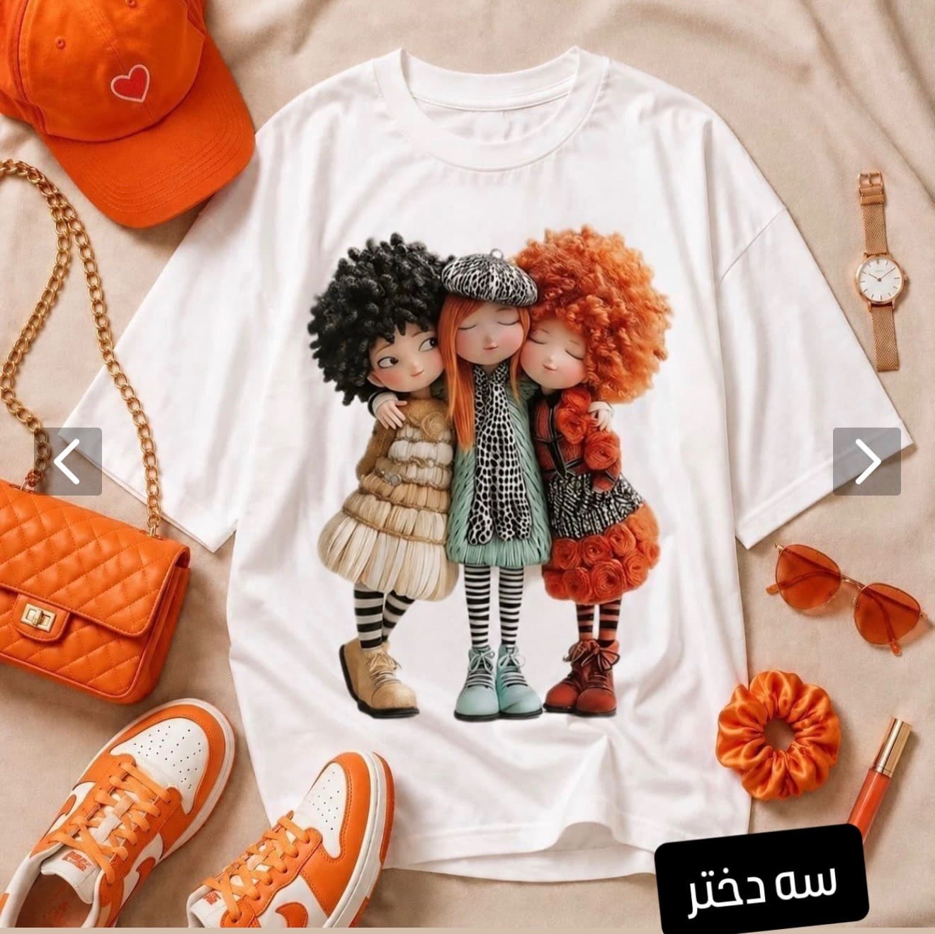 تیشرت لانگ دخترانه MR20890 — تصویر ۲
