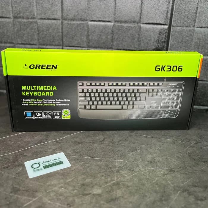 کیبورد با سیم گرین GREEN GK306 — تصویر ۲