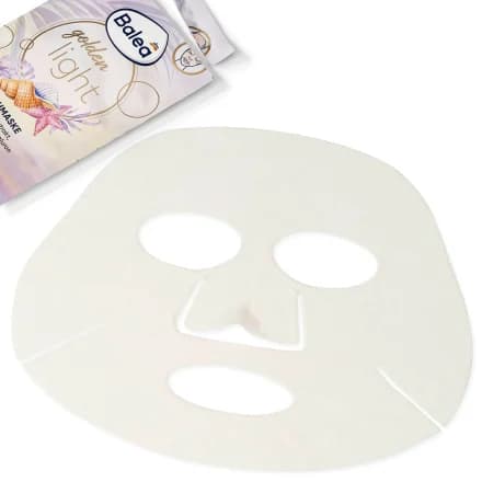 ماسک صورت باله آ ورقه ای حاوی نارگیل balea golden light mask — تصویر ۲