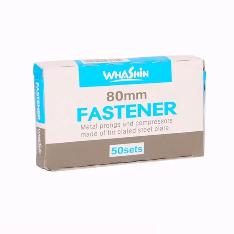 گیره پوشه فلزی واشین (۵۰عددی) – (۵۰Pcs)FASTENER WHASHIN — تصویر ۲