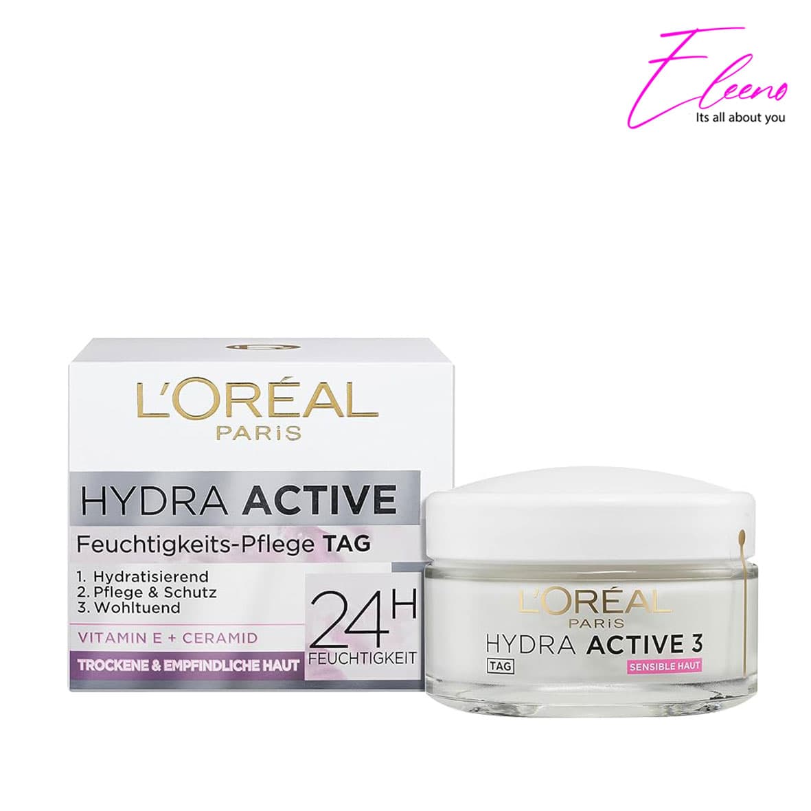 کرم روز مرطوب کننده لورئال پوست خشک و حساس LOreal Hydra