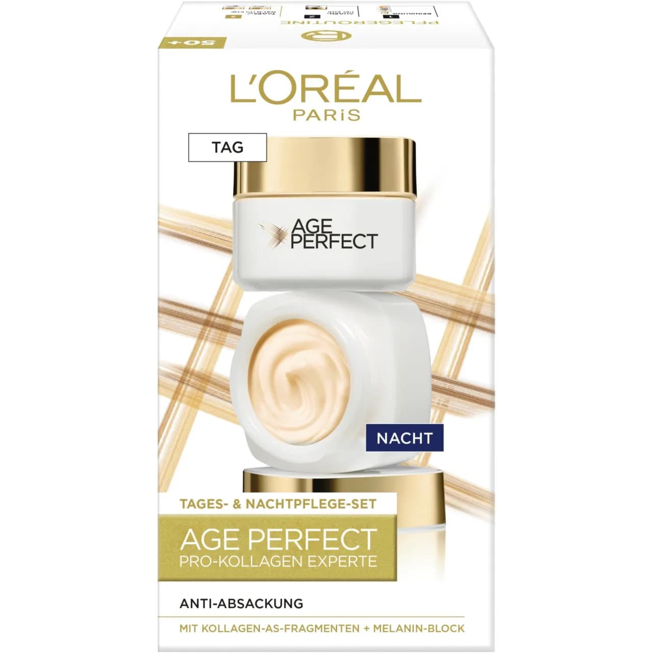 کرم شب کلاژن ساز لورئال ضد چروک LOreal Age Perfect — تصویر ۲