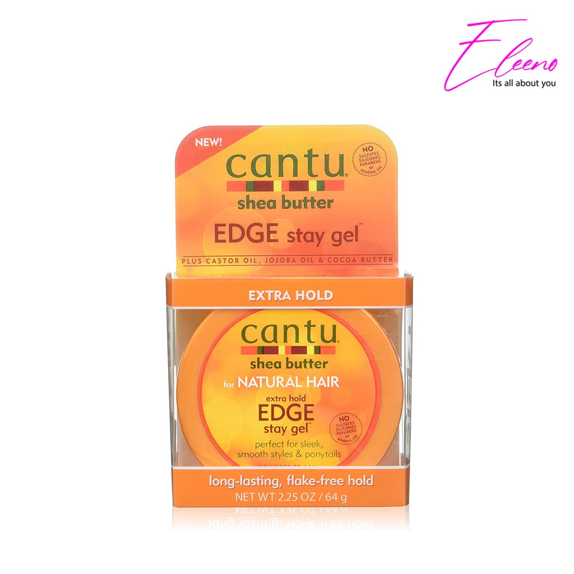 ژل مو فر کانتو فوق قوی Cantu Extra Hold Edge Stay Gel