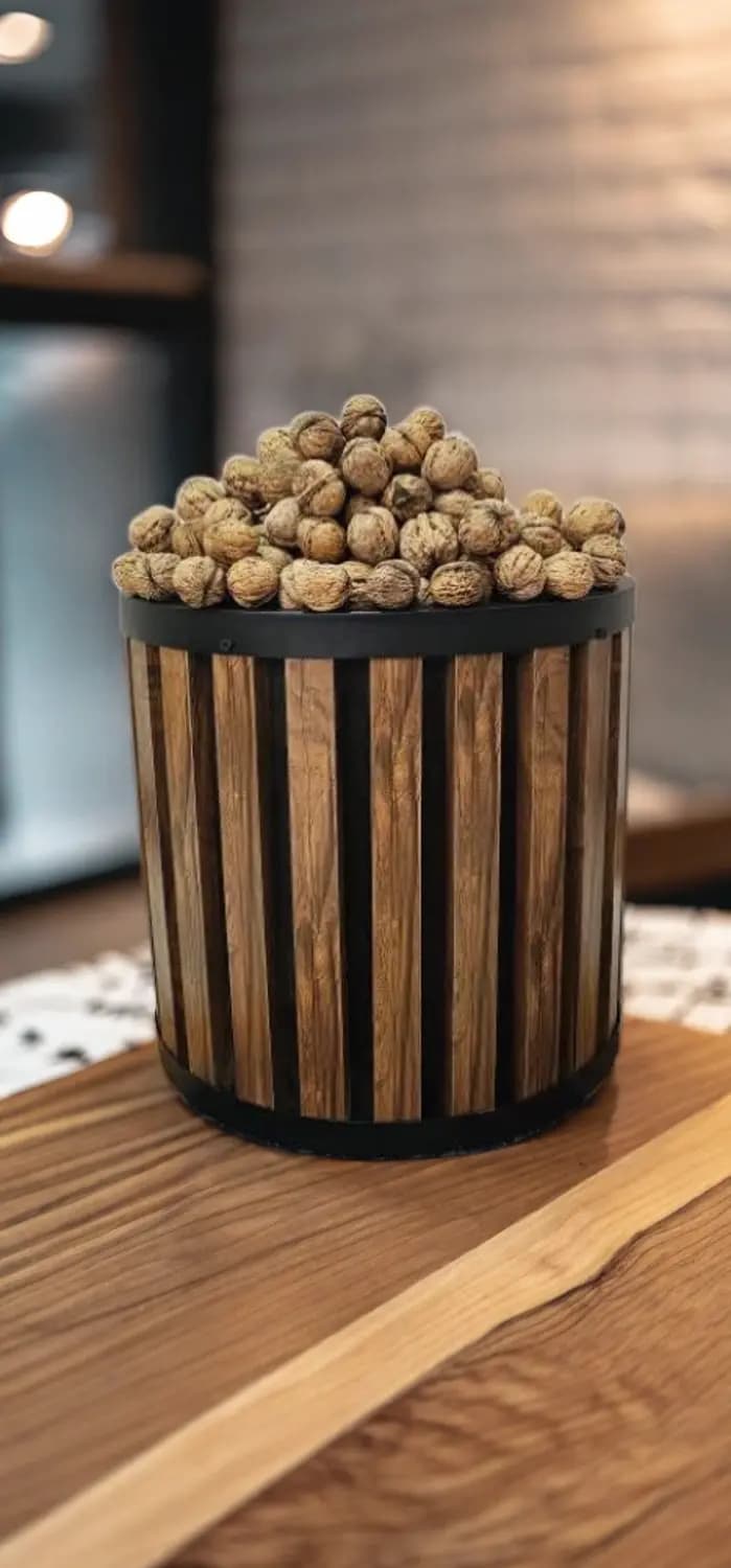 جام اجیل و حبوبات سطل خشکبار بشکه آجیل تیرکس
