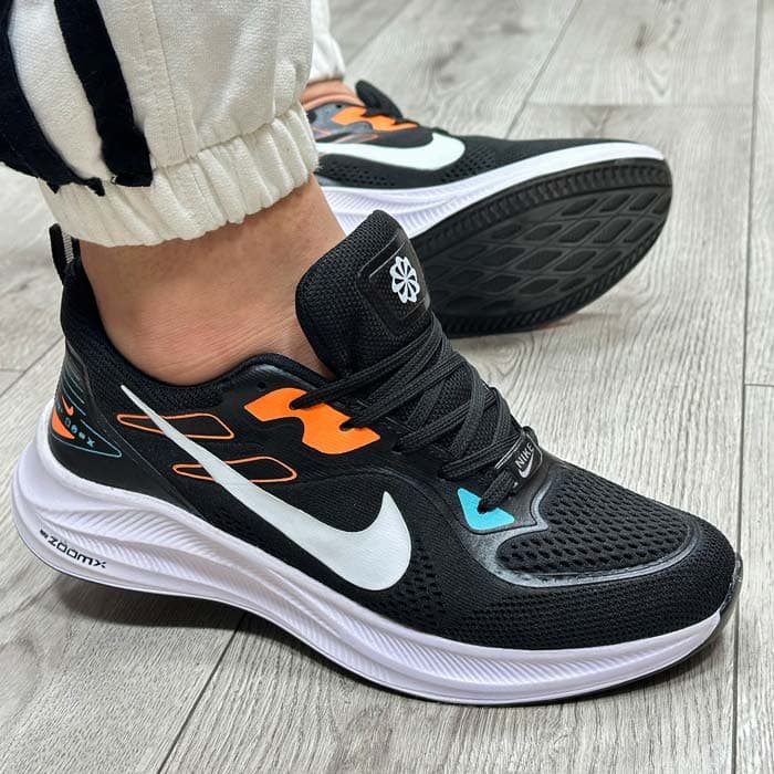 کفش و کتانی مردانه و زنانه مدل نایک NIKE ZOOM رنگ مشکی کد 1392 — تصویر ۵