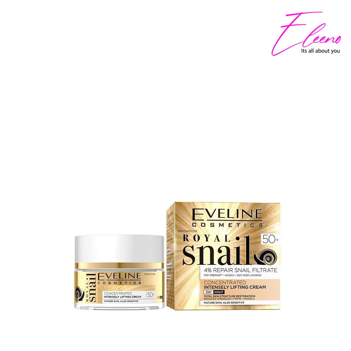 کرم شب لیفتینگ اولاین ضد چروک Eveline Royal Snail+50
