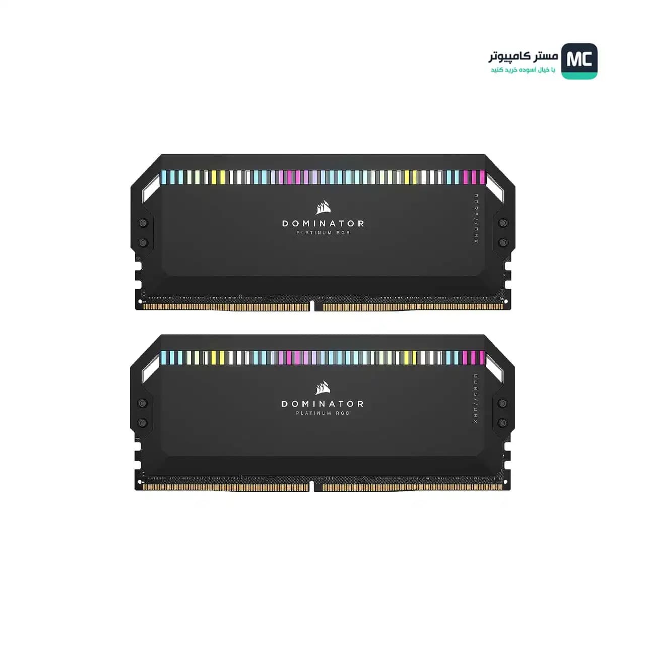 رم کورسیر مدل DOMINATOR PLATINUM RGB 16GBx2 6000MHz CL36 DDR5 ظرفیت 32 گیگابایت — تصویر ۱۰