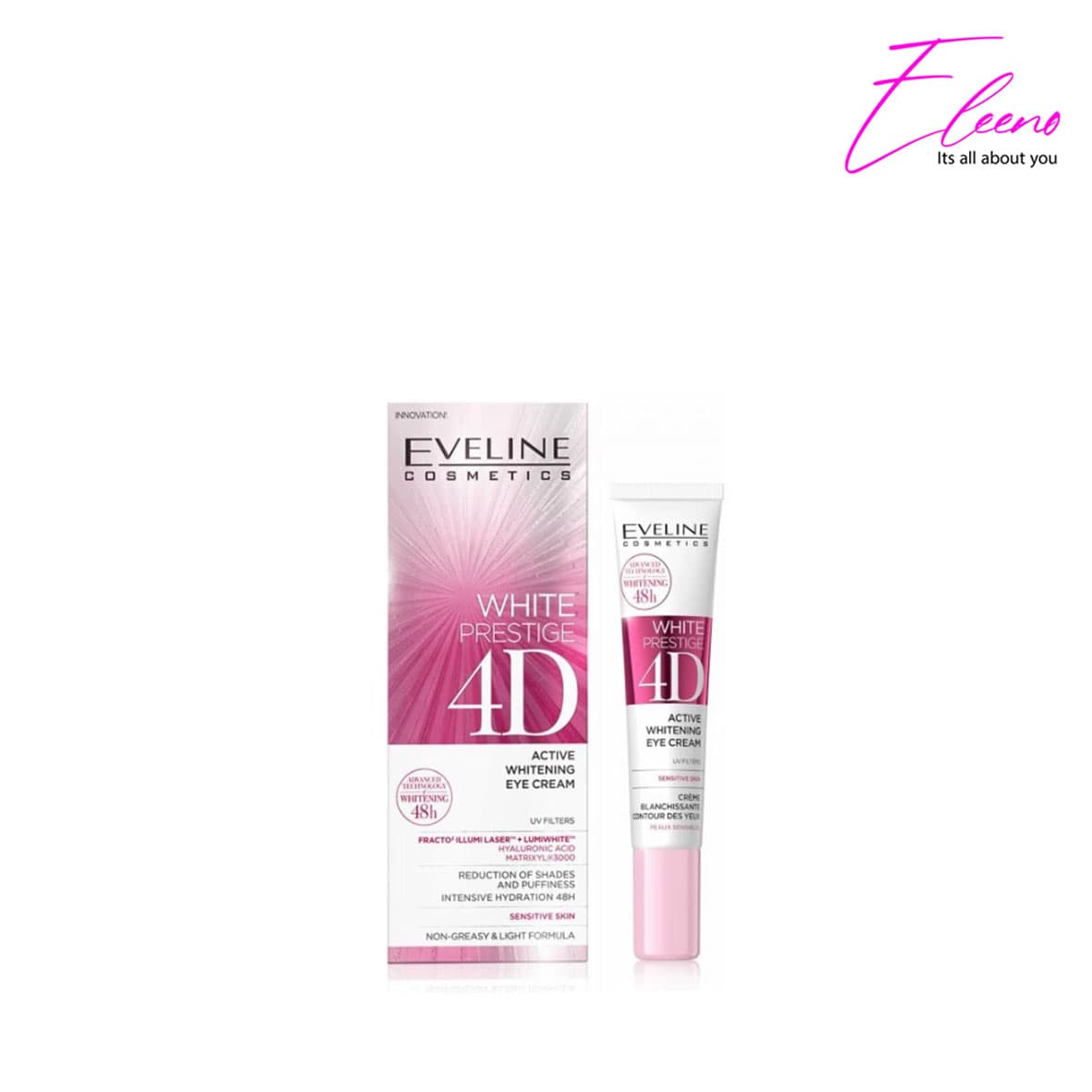 کرم دور چشم اولاین روشن کننده Eveline White Prestige Eye