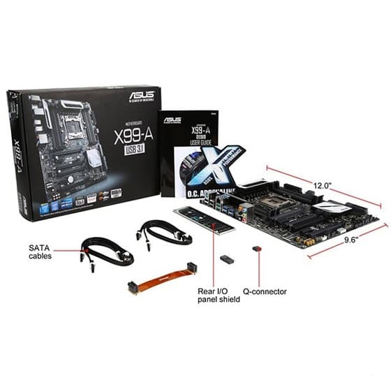 مادربرد ASUS مدل X99-A-USB-3-1-Intel LGA 2011-v3 — تصویر ۲
