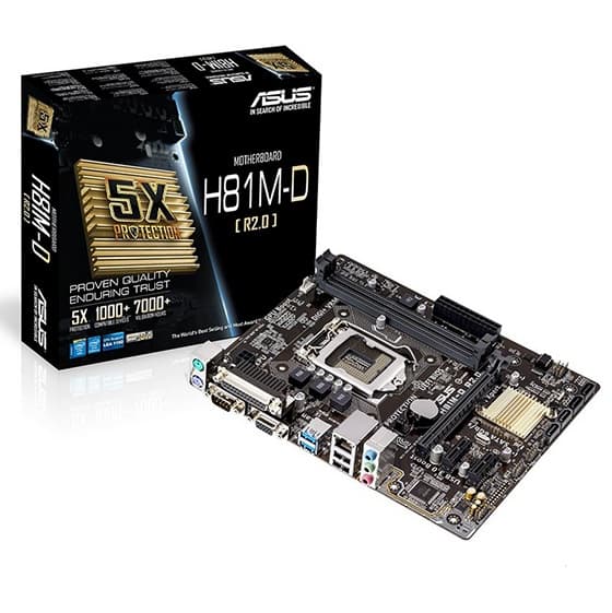 مادربرد ASUS مدل H81M-D-R2-Intel LGA 1150 — تصویر ۴