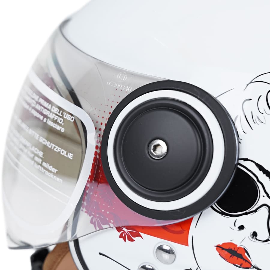 کلاه کاسکت بیون مدل B-110 Face White Green — تصویر ۷