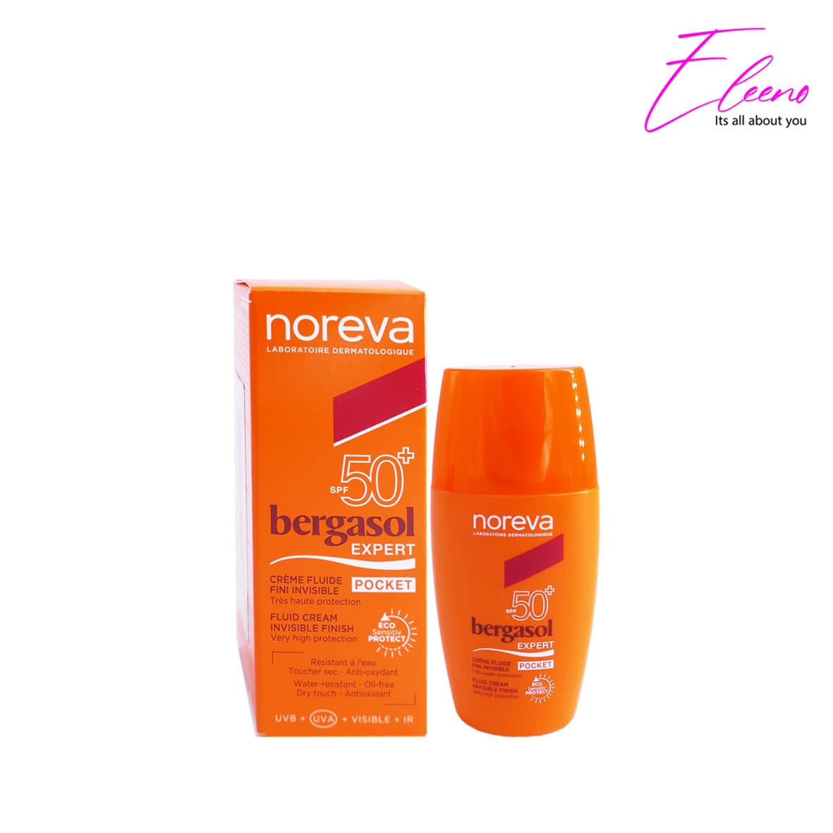 کرم ضد آفتاب نوروا بی رنگ Noreva Bergasol Spf50