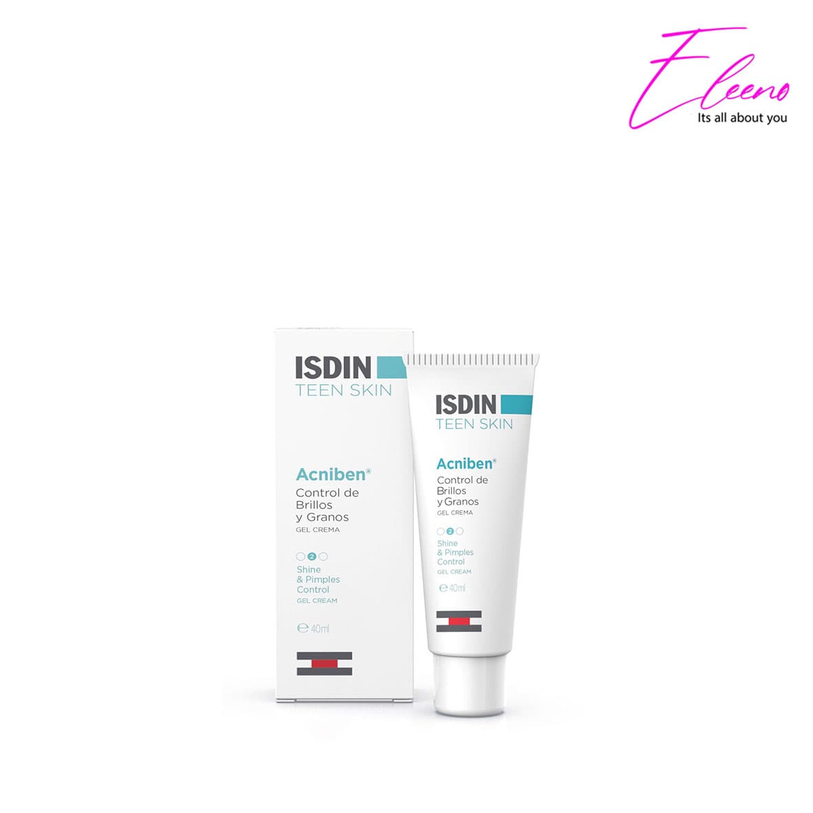 ژل کرم ضد جوش ایزدین پوست چرب Isdin shine & pimples