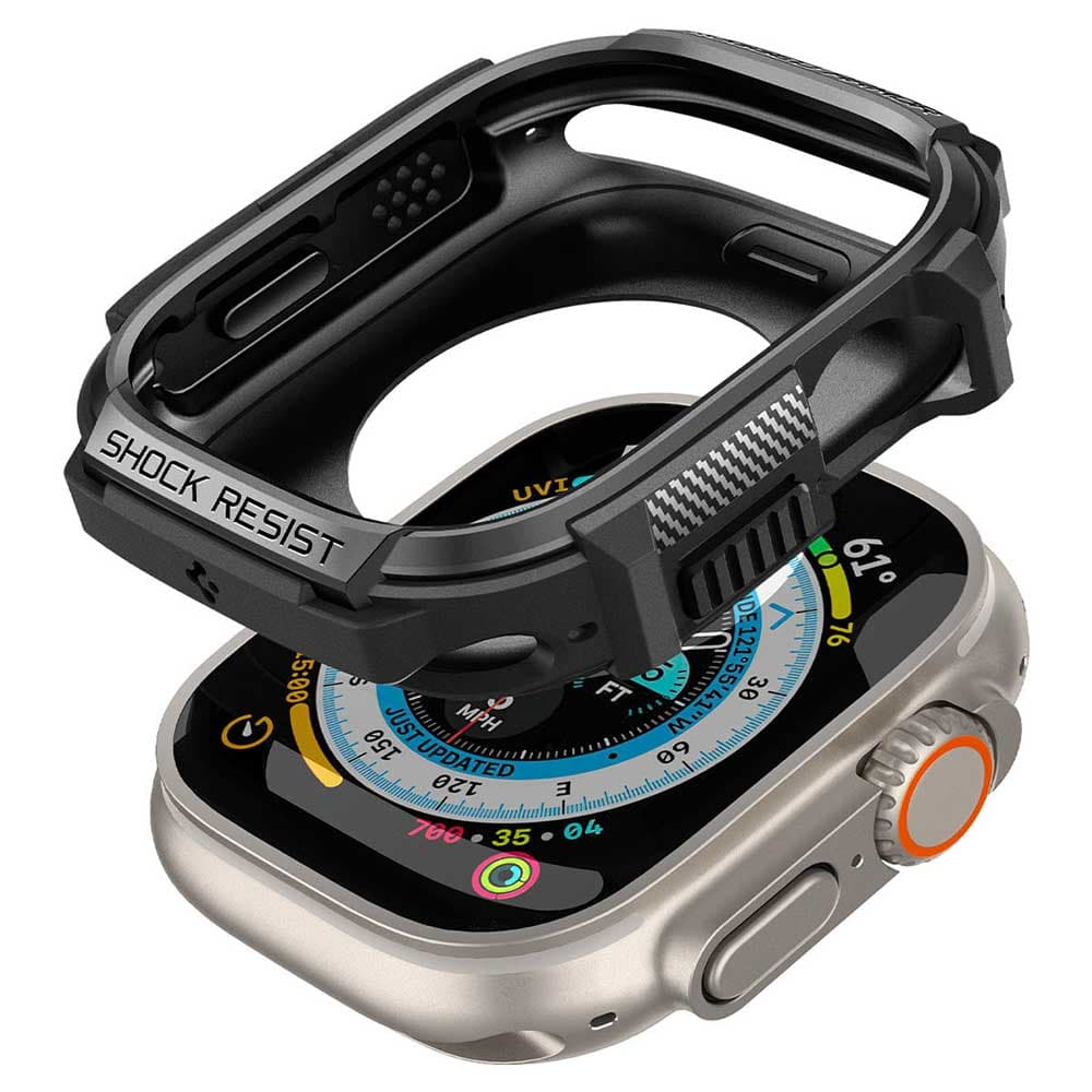 گارد اپل واچ اولترا 49mm اسپیگن مدل Spigen Rugged Armor — تصویر ۸