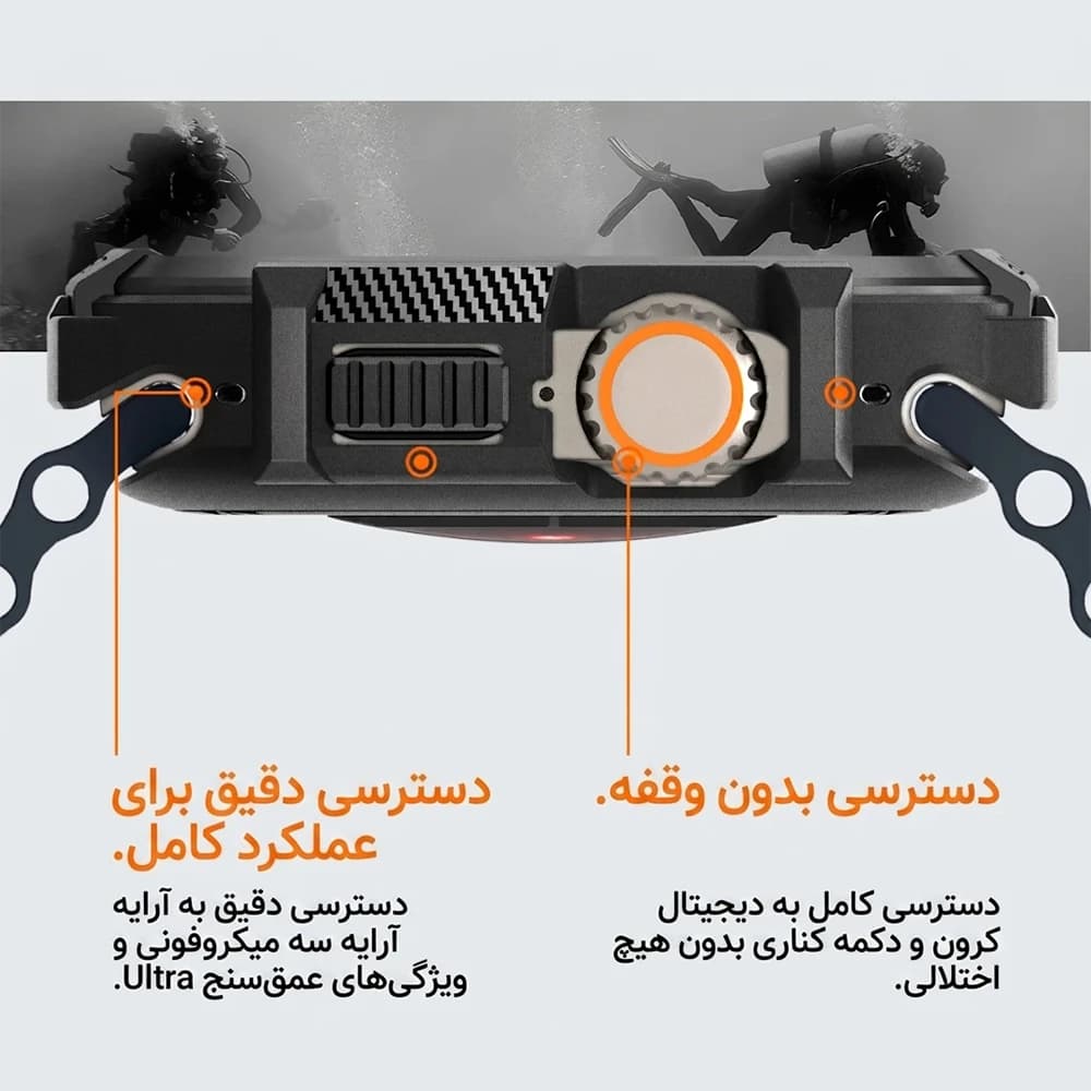 گارد اپل واچ اولترا 49mm اسپیگن مدل Spigen Rugged Armor — تصویر ۷