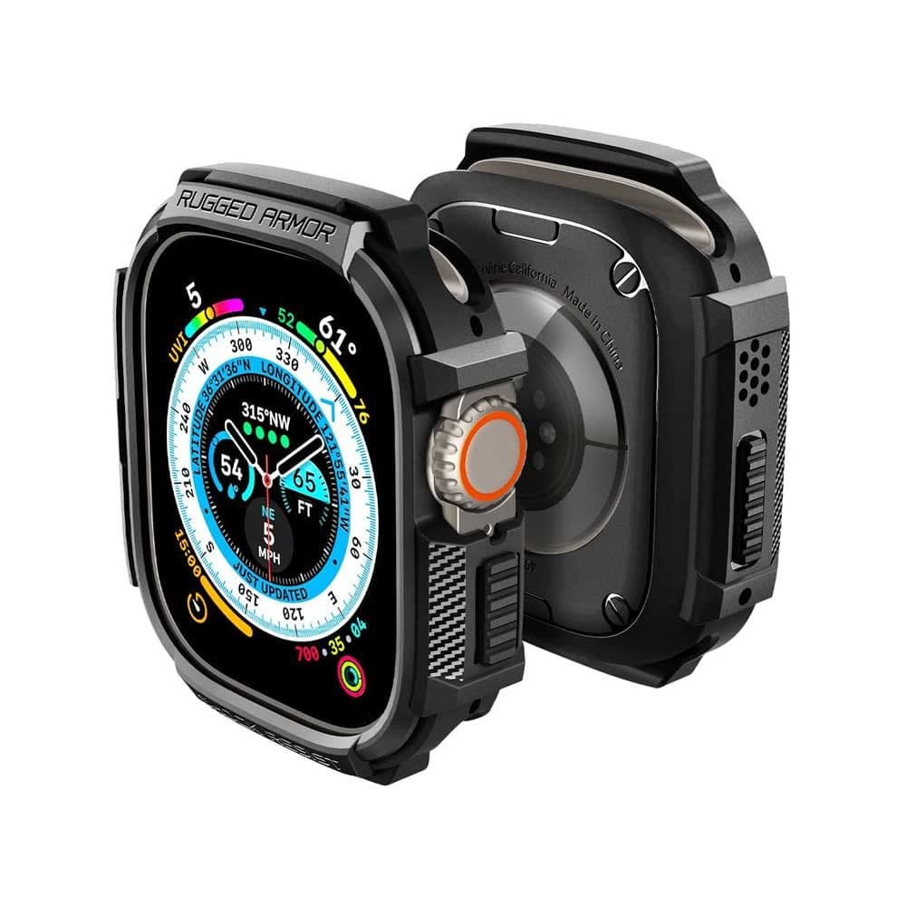 گارد اپل واچ اولترا 49mm اسپیگن مدل Spigen Rugged Armor — تصویر ۹
