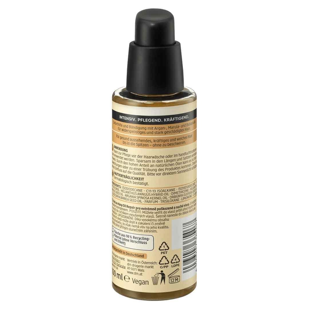روغن ترمیم کننده مو باله آ روغن آرگان Balea Oil Repair — تصویر ۴