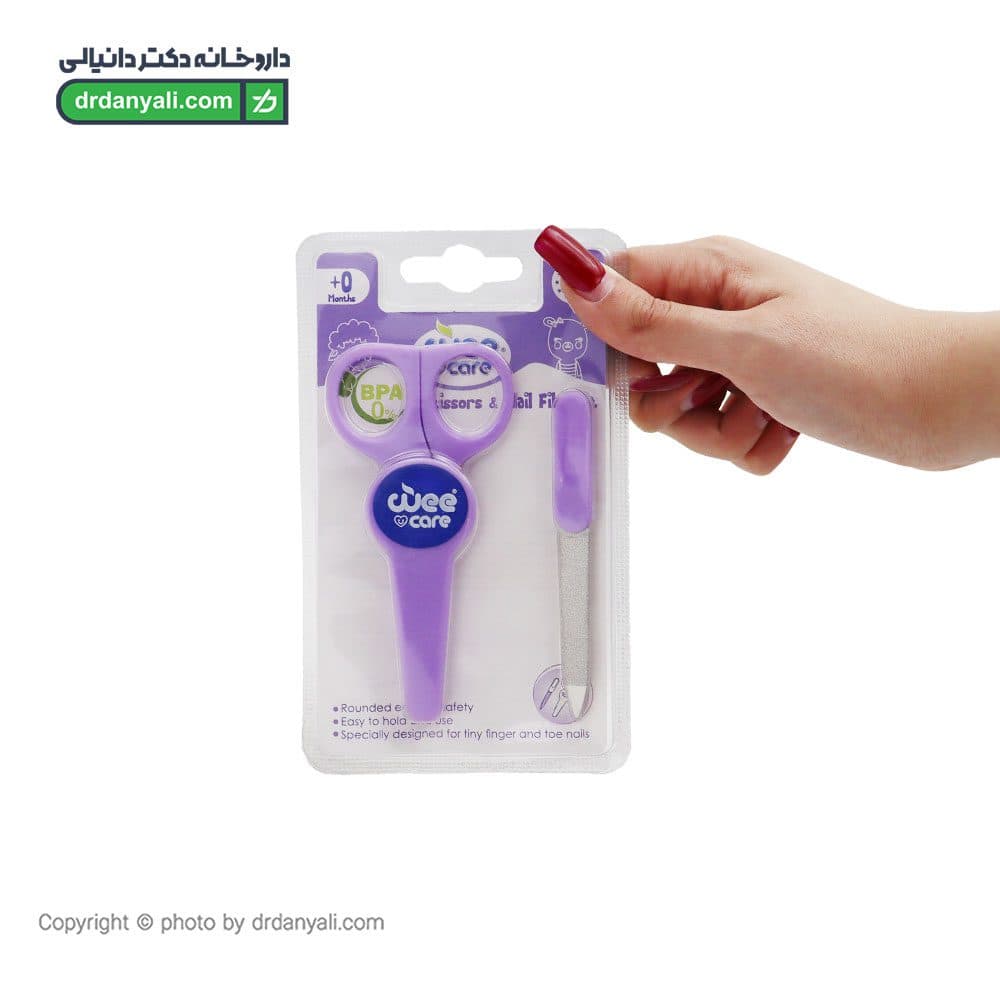 ست قیچی و سوهان ناخن کودک وی کر کد A807 — تصویر ۲