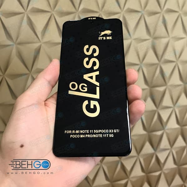 گلس شیشه ای گوشی موبایل شیائومی It’s Me Og Xiaomi Note 11 5G/poco M4 pro 5G/Note 11T 5G — تصویر ۶