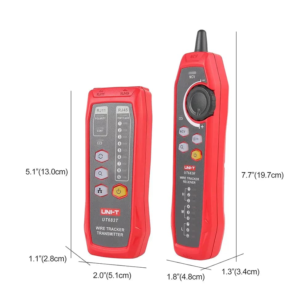 تستر شبکه و زوج یاب یونیتی مدل Uni-T UT683Kit — تصویر ۳