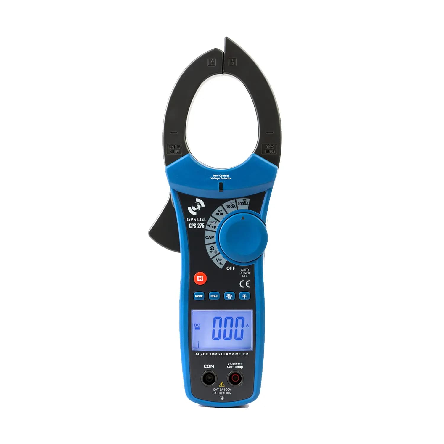 آمپرمتر کلمپی 1000A AC/DC جی‌پی‌اس لیمیتد مدل GPS-275