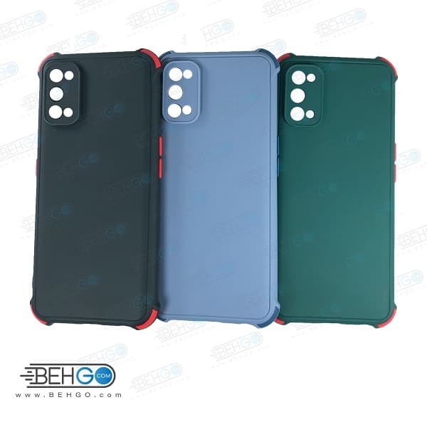 قاب گوشی موبایل ریلمی مدل 7Pro گارد ژله ای دکمه رنگی با محافظ لنز دوربین Realme 7 Pro