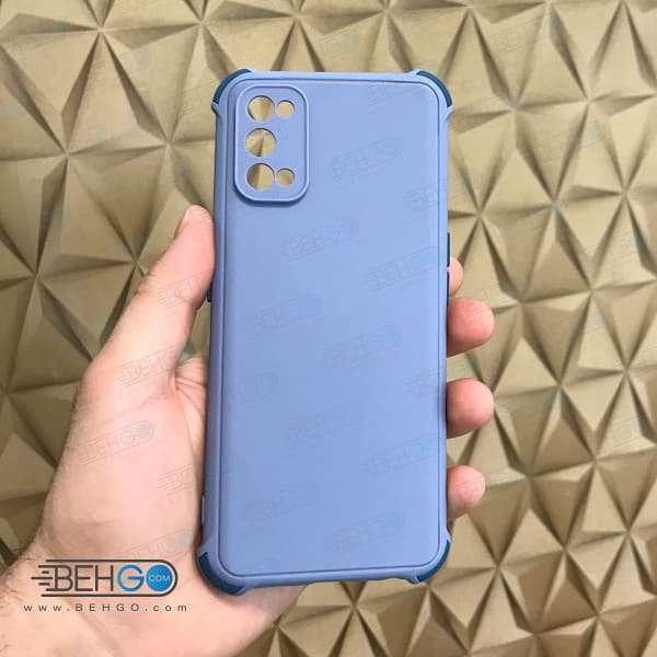 قاب گوشی موبایل ریلمی مدل 7Pro گارد ژله ای دکمه رنگی با محافظ لنز دوربین Realme 7 Pro — تصویر ۴