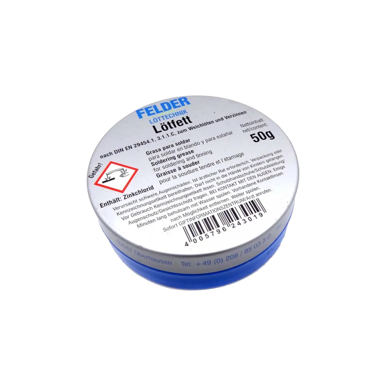 روغن لحیم (لاتفت) اصلی مارک فلدر Felder 50g